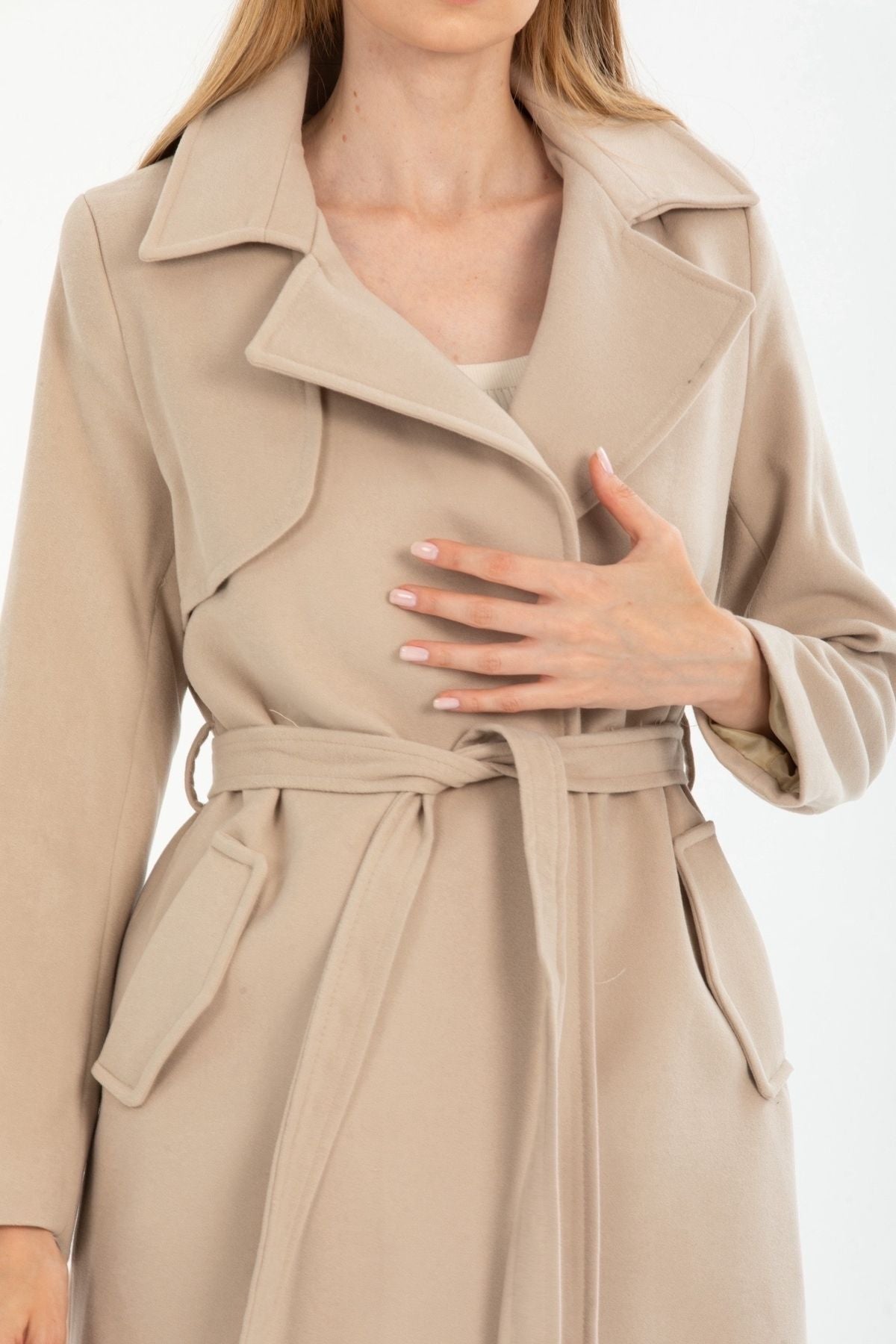 Andrea Women's Coat - Beige - product image 4