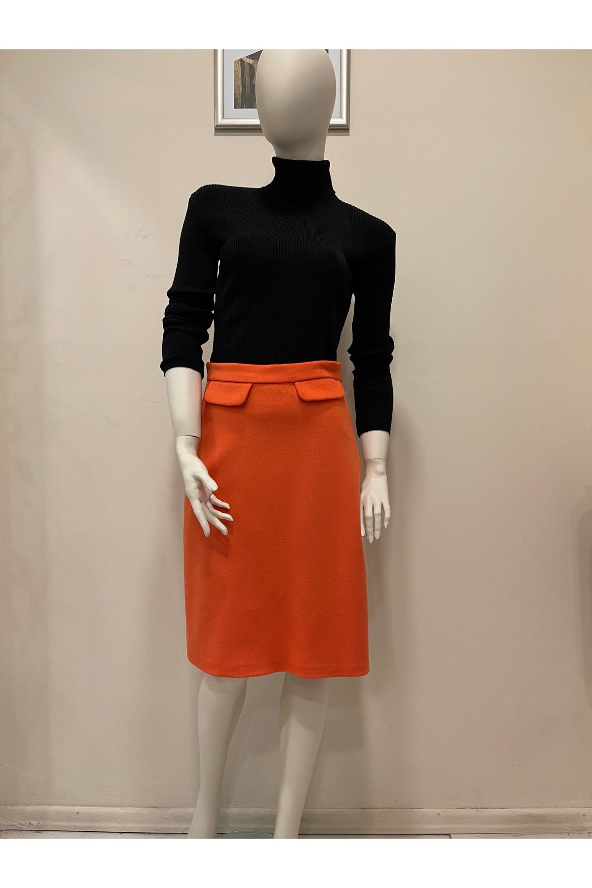 Annika Women's Lined Skirt - Orange - product image 4
