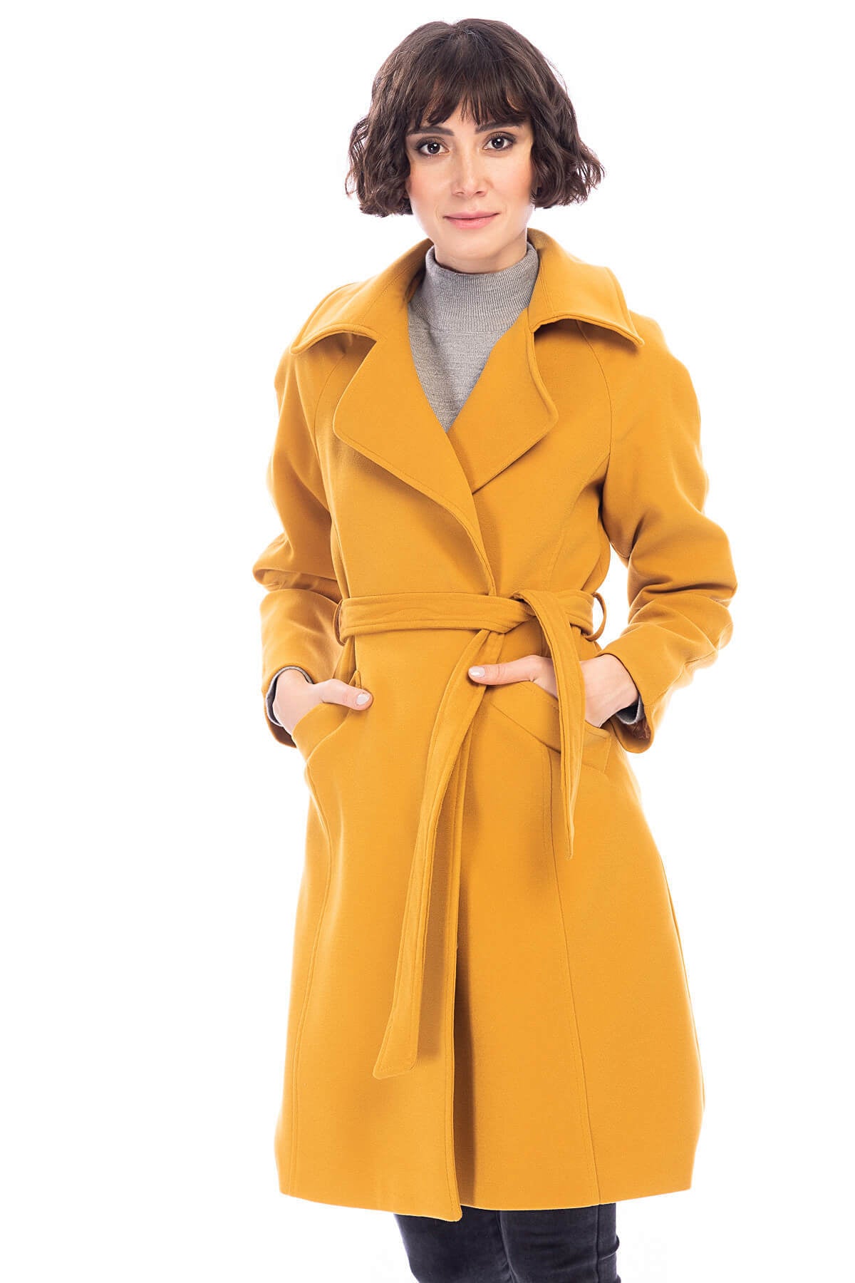 Camilla Women's Coat - Mustard - product image 1