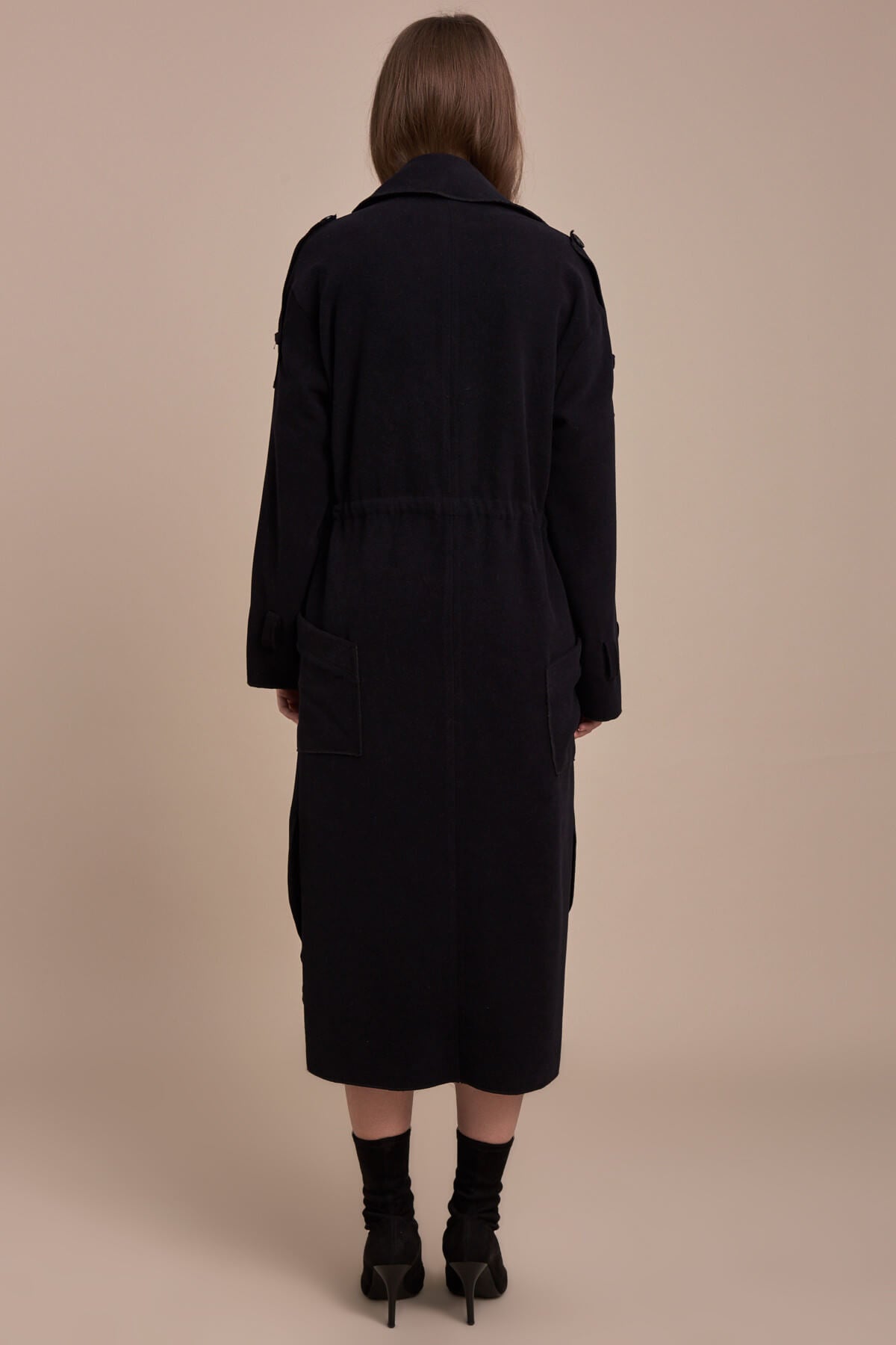 Honor Women's Notched Collar Coat - Black - product image 3