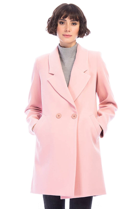 Harmony Women's Oversized Coat - Baby Pink - product image 1