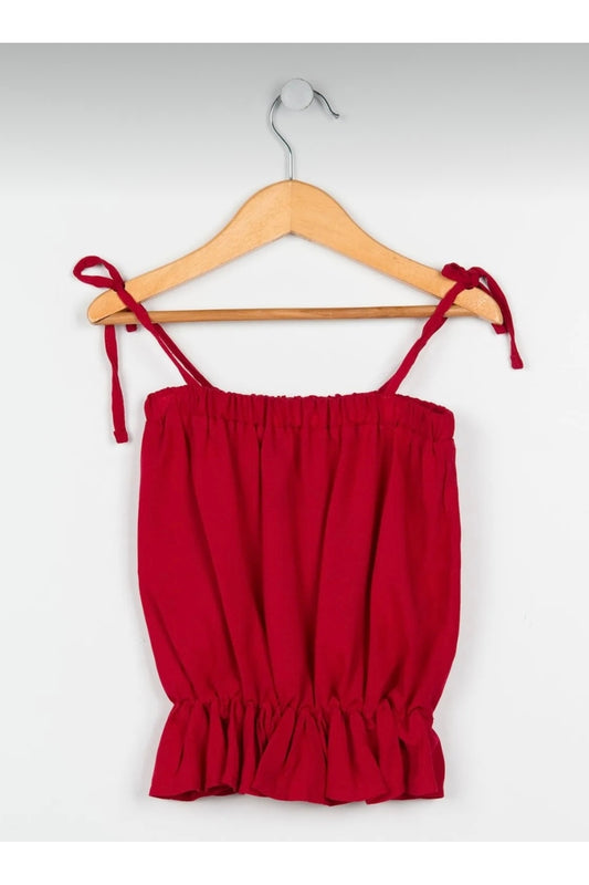 Charity Girls' Blouse - Burgundy - product image 1