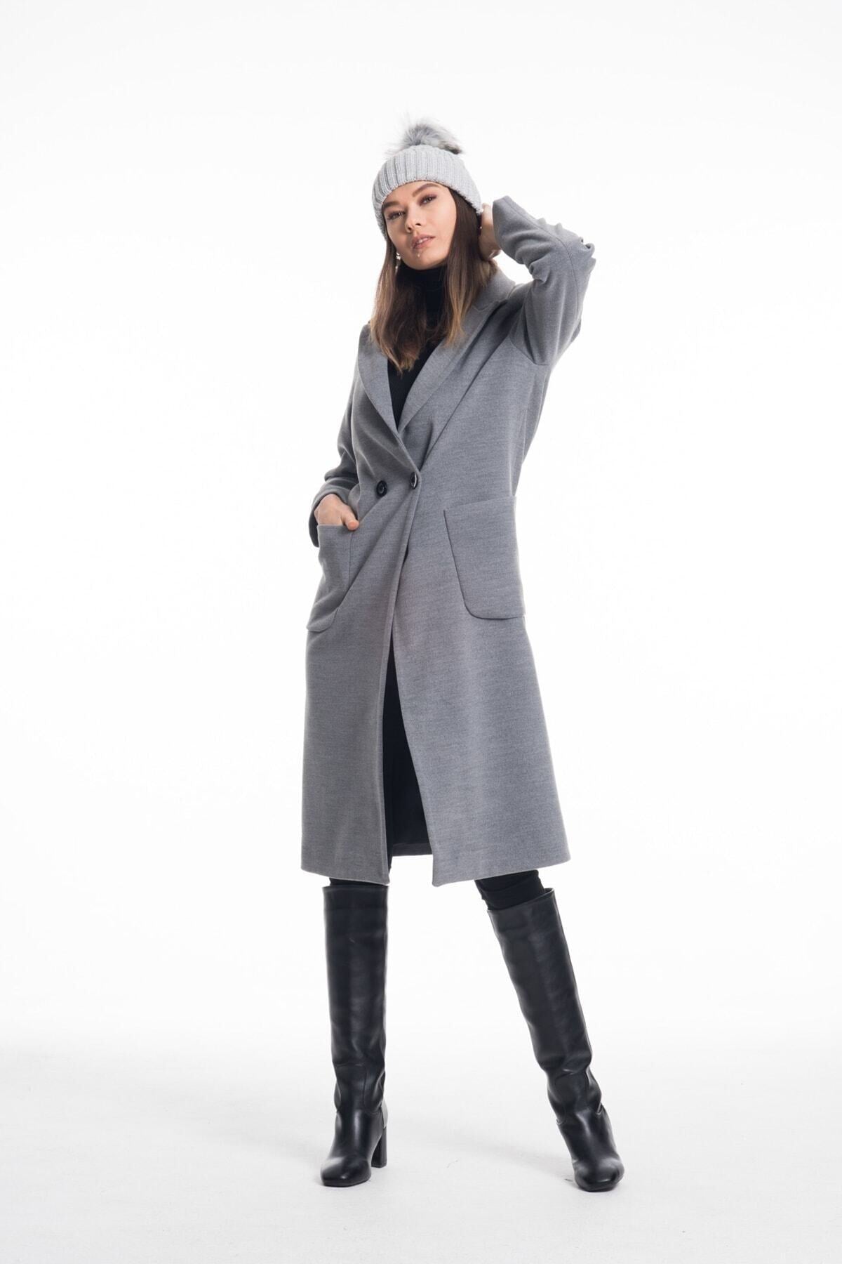 Annalise Women's Lined Coat - Gray - product image 6