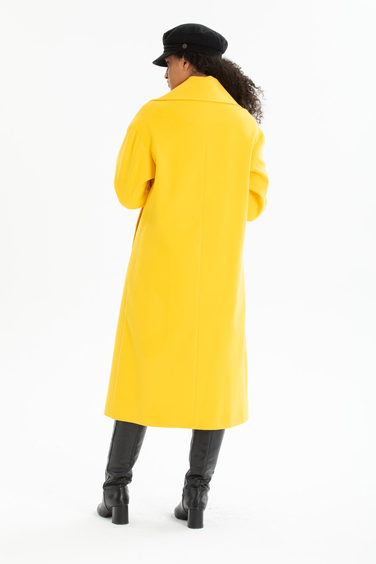 Aurelia Women's Oversized Coat - Yellow - product image 5