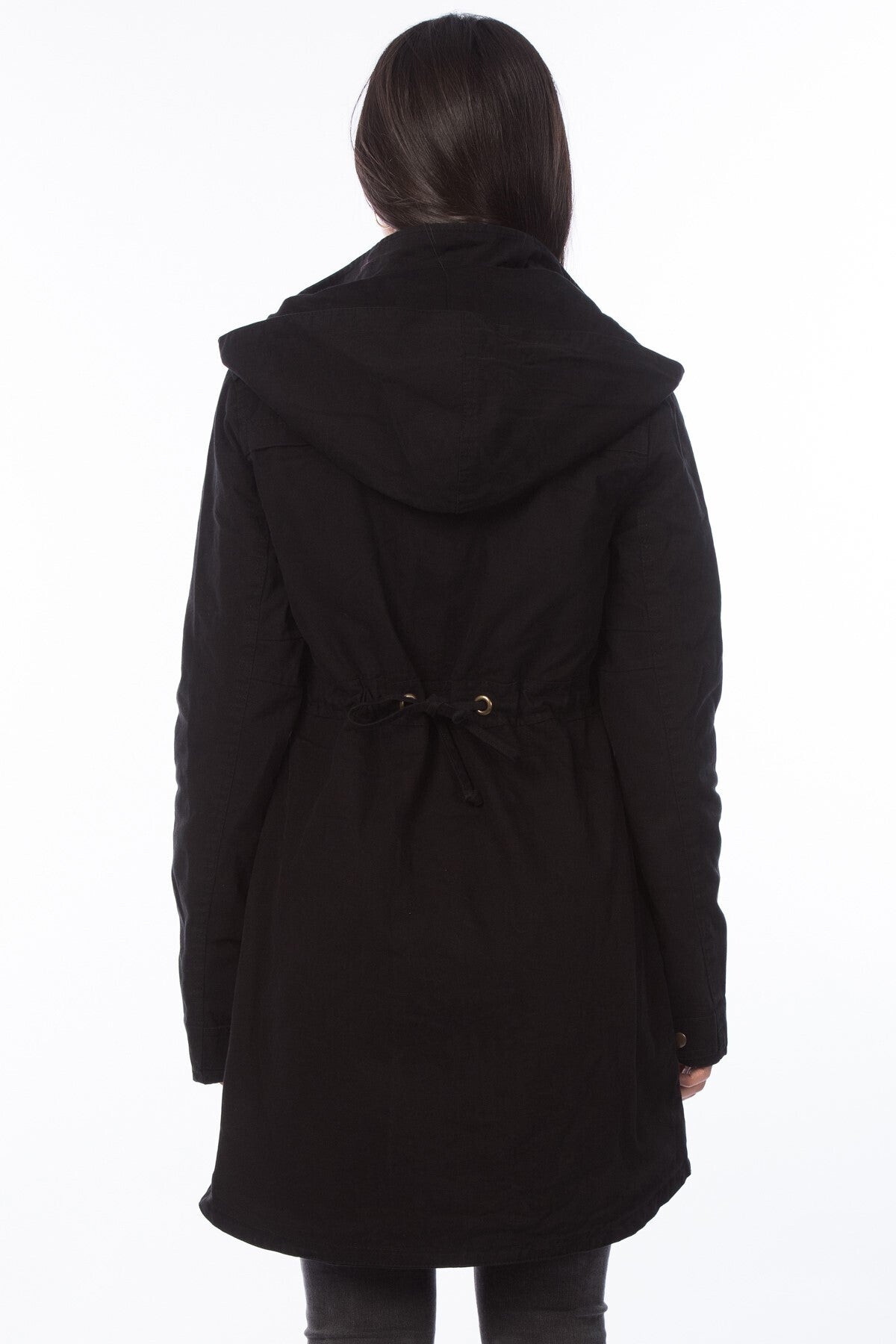 Anissa Women's Hooded Coat - Black - product image 2