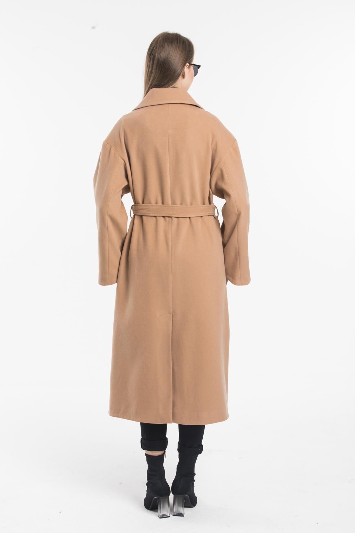 Aurora Women's Oversized Coat - Camel - product image 5