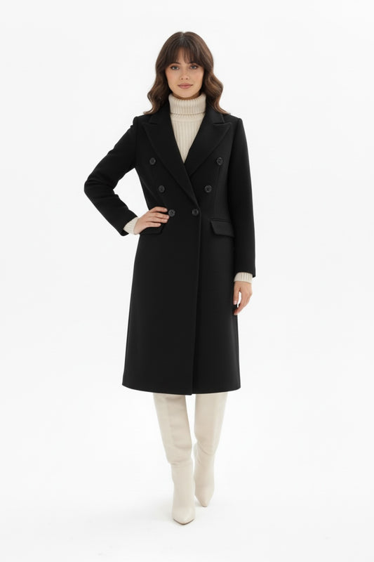 Andie Women's Button Front Coat - Black - product image 1