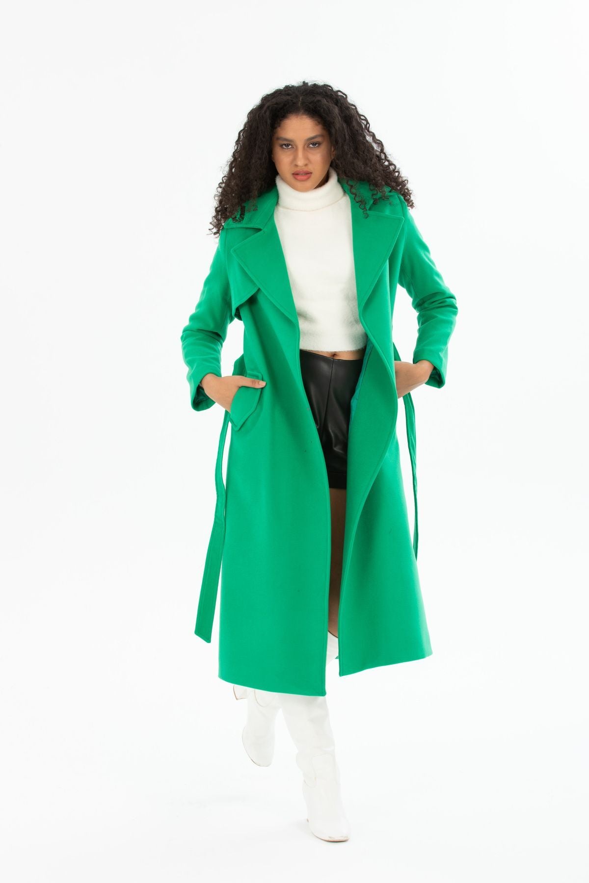 Andrea Women's Coat - Grass Green - product image 3