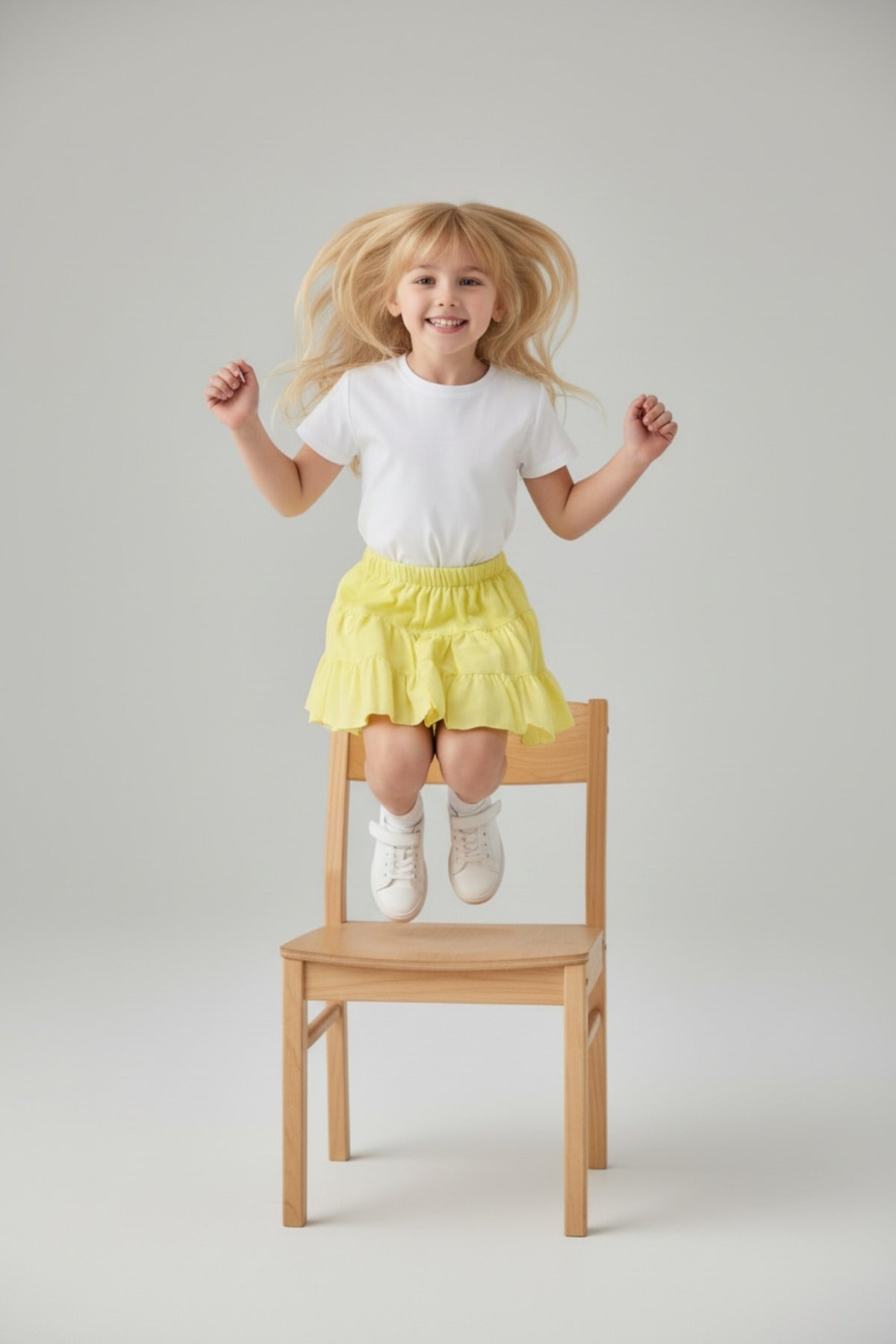 Brittany Girls' Skirt - Yellow - product image 2