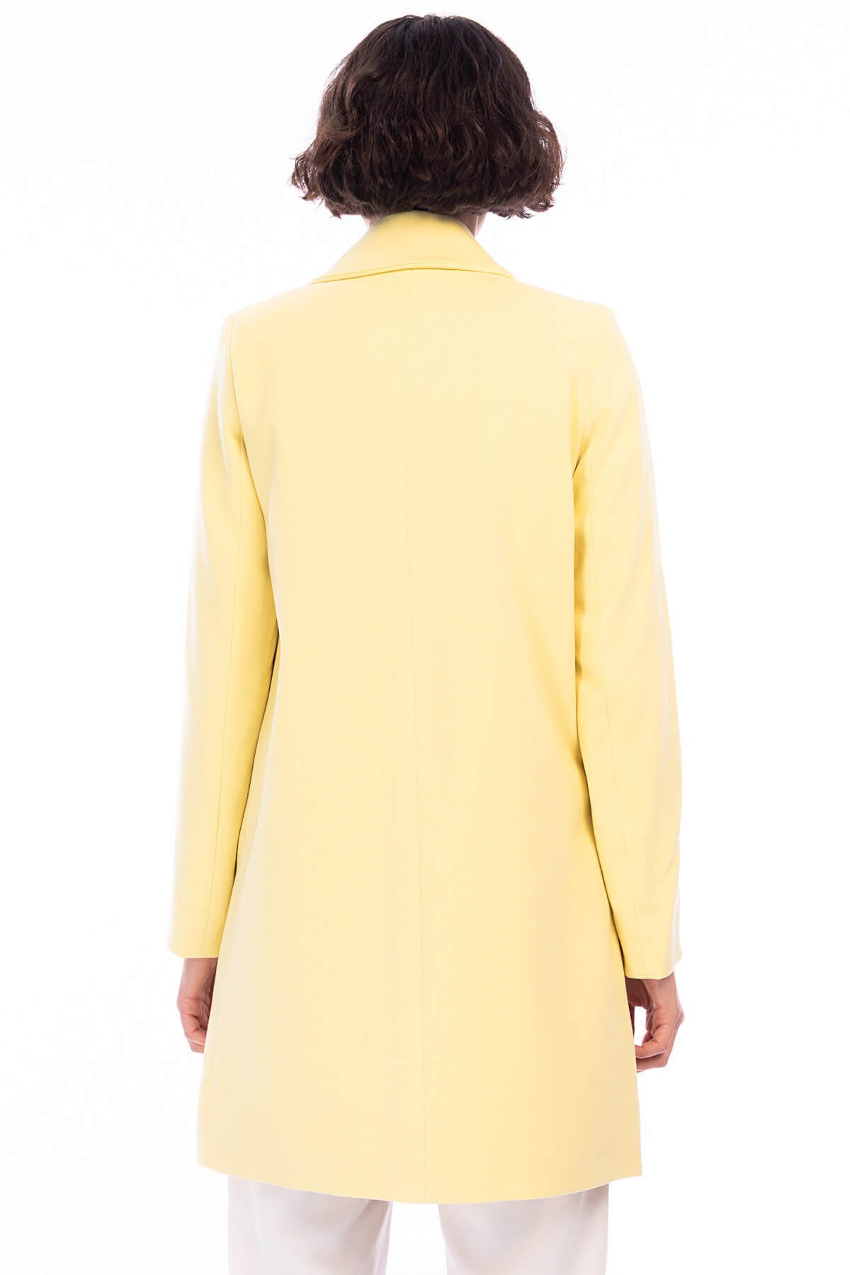 Edna Women's Lined Coat - Lemon Yellow - product image 4