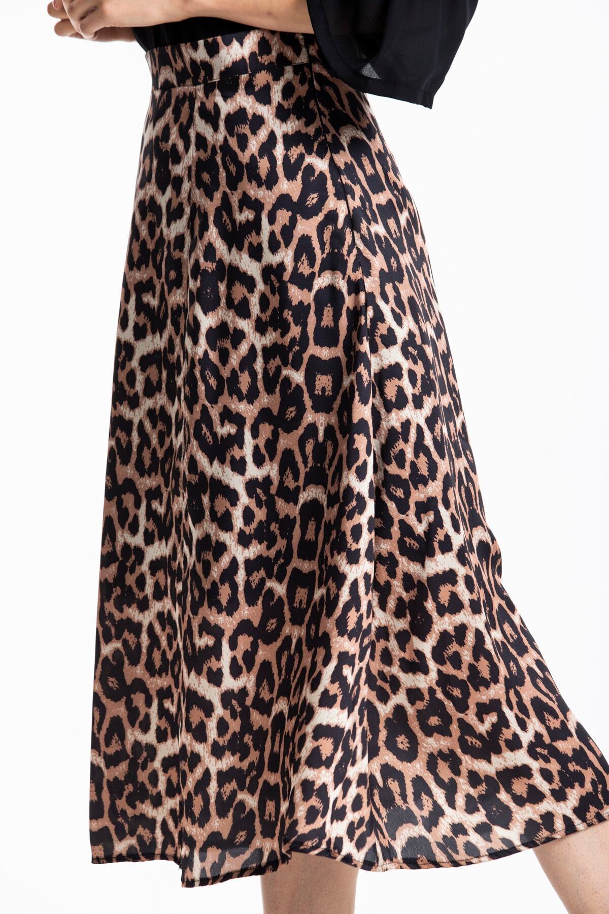Emmeline Women's Leopard Print Skirt - Leopard Print - product image 7
