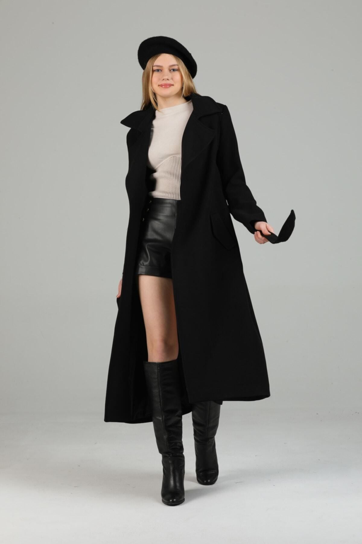 Andrea Women's Lined Coat - Black - product image 4