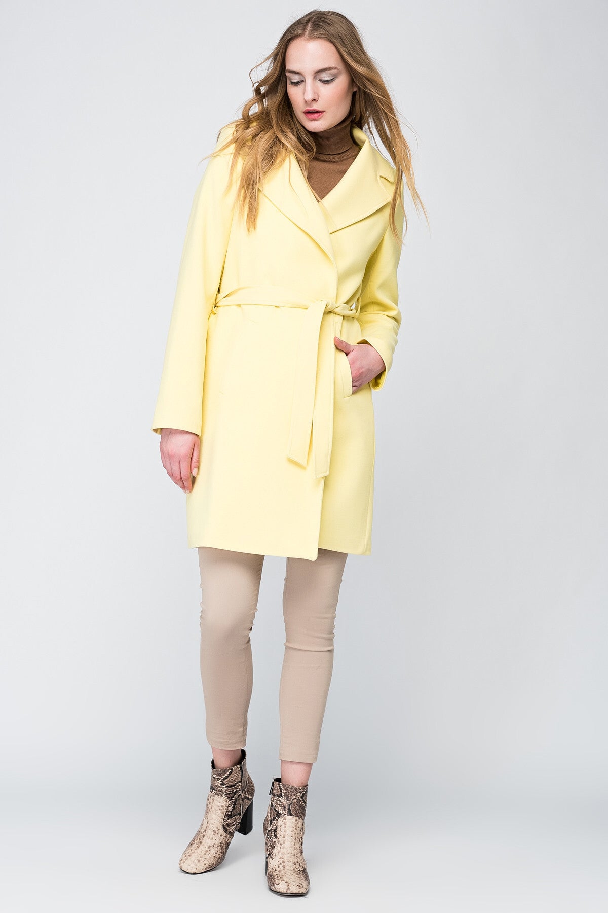 Fern Women's Lined Coat - Yellow - product image 1