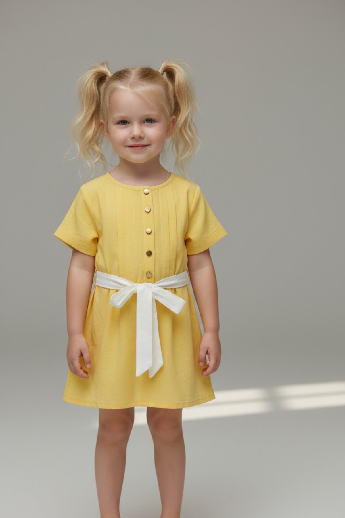 Dawn Girls' Dress - Yellow - product image 3
