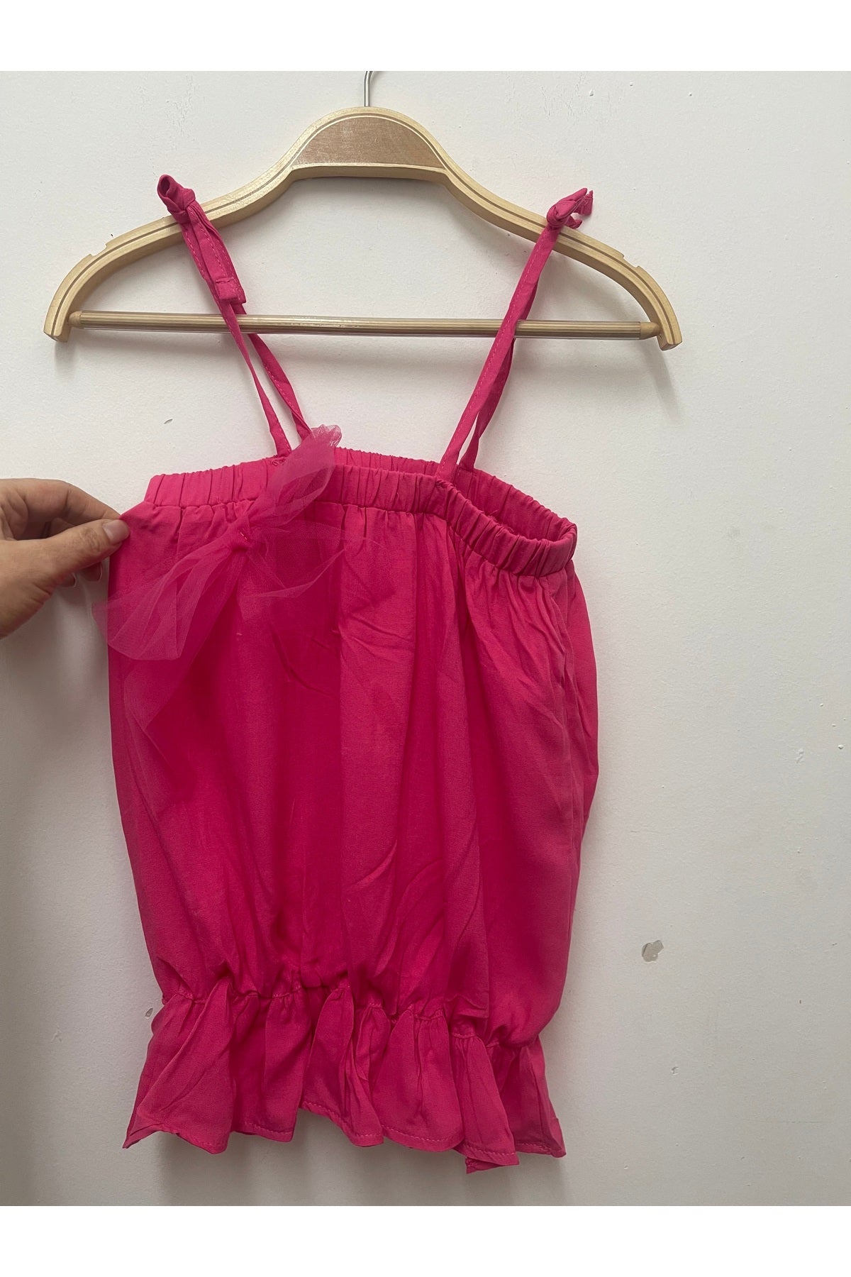 Charity Girls' Blouse - Fuchsia - product image 2
