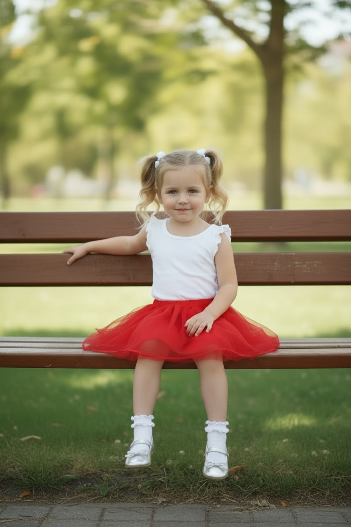 Desiree Girls' Skirt - Red - product image 2