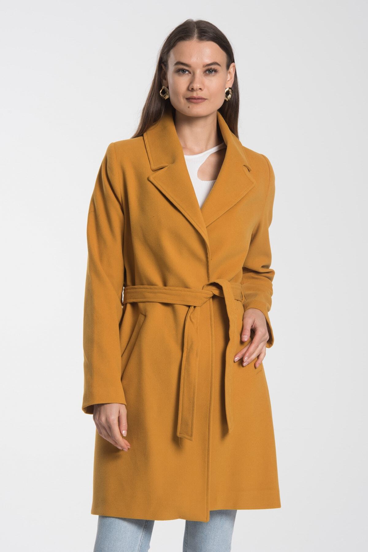 Fern Women's Lined Coat - Mustard - product image 5