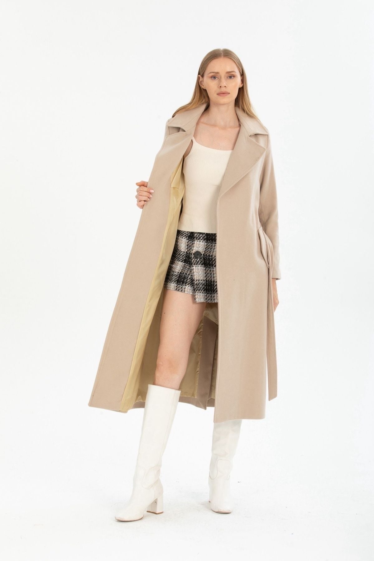 Andrea Women's Coat - Beige - product image 7