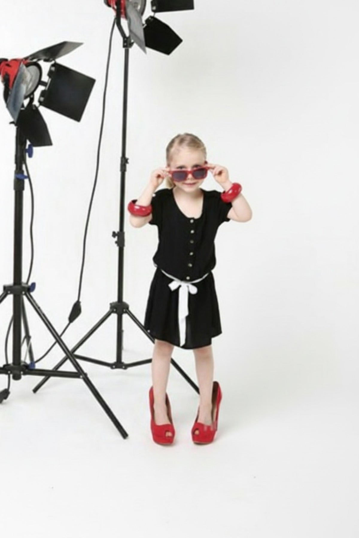 Deirdre Girls' Dress - Black - product image 1