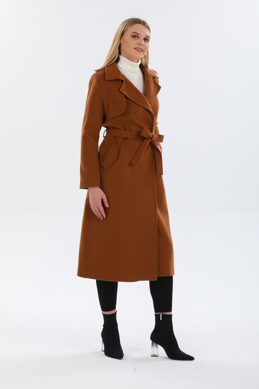 Andrea Women's Lined Coat - Cognac - product image 1