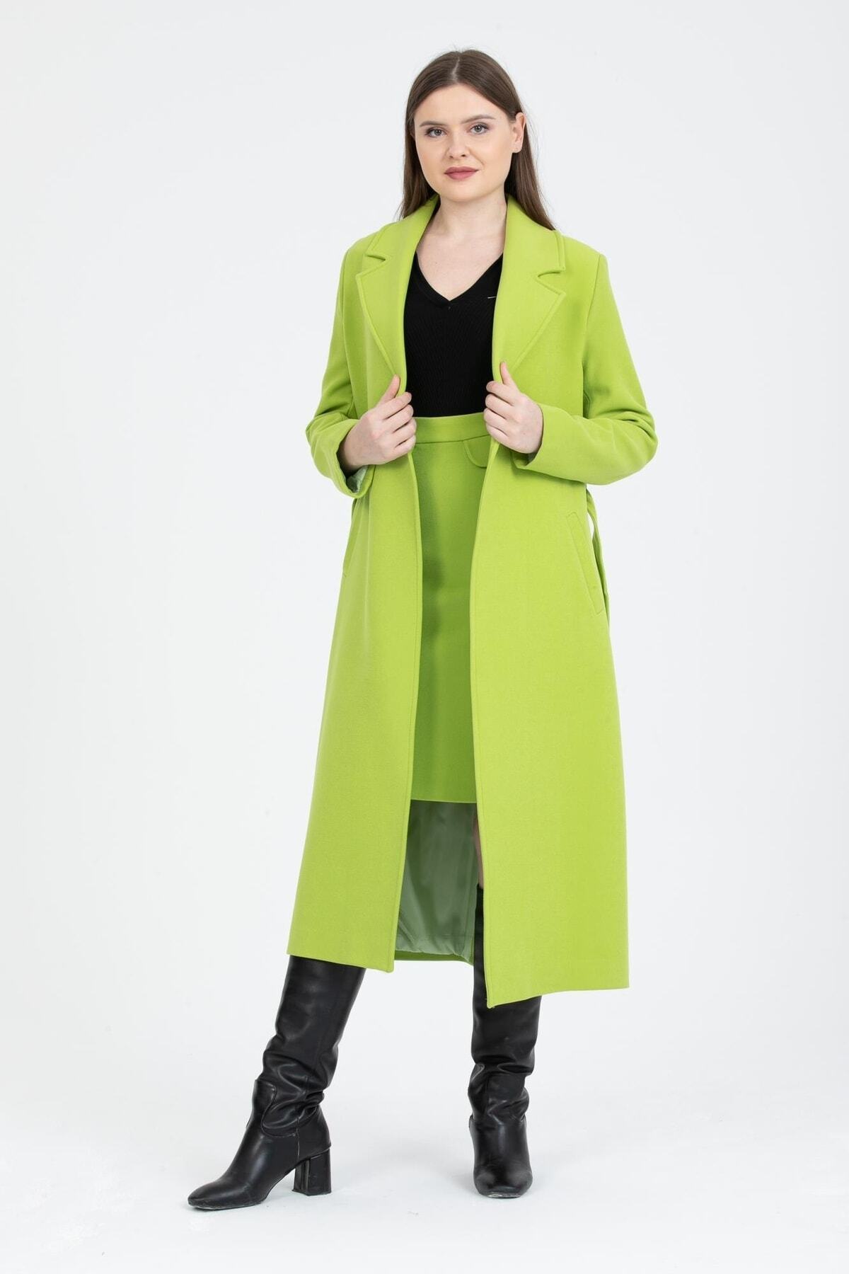 Annika Women's Lined Skirt - Pistachio Green - product image 2