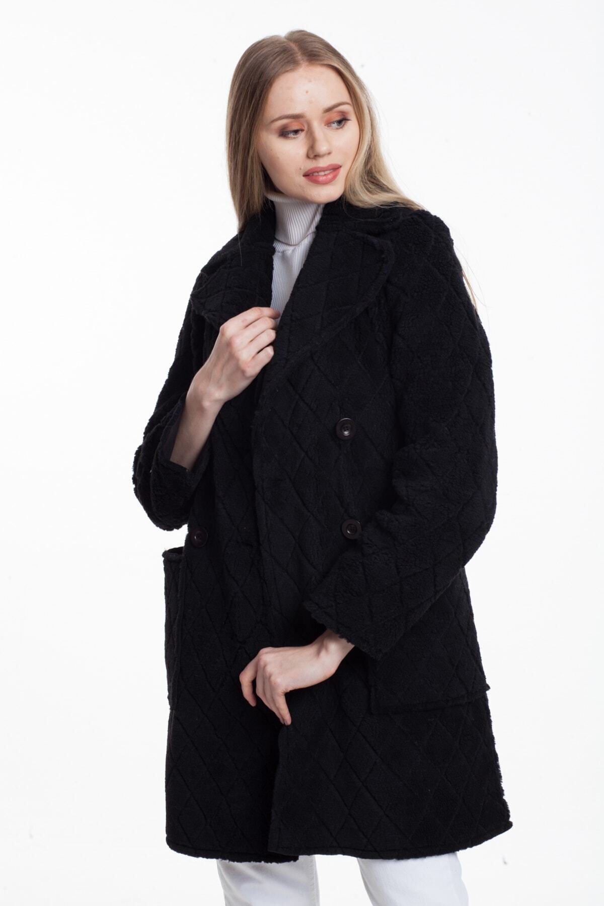 Fallon Women's Coat - Black - product image 2