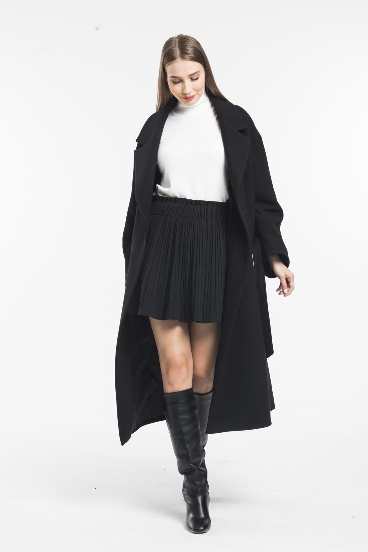Aurora Women's Oversized Coat - Black - product image 1