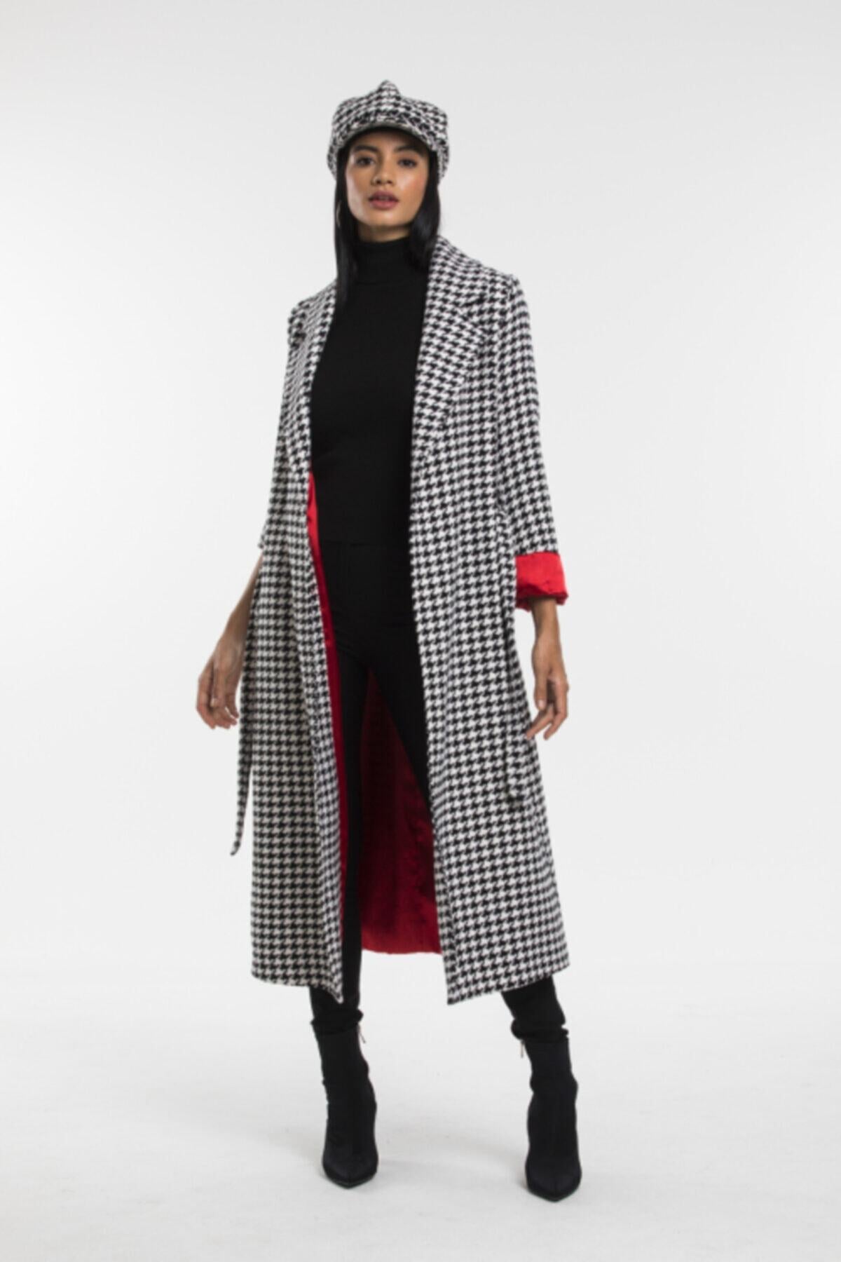 Eliana Women's Long Lined Coat - Black - product image 2