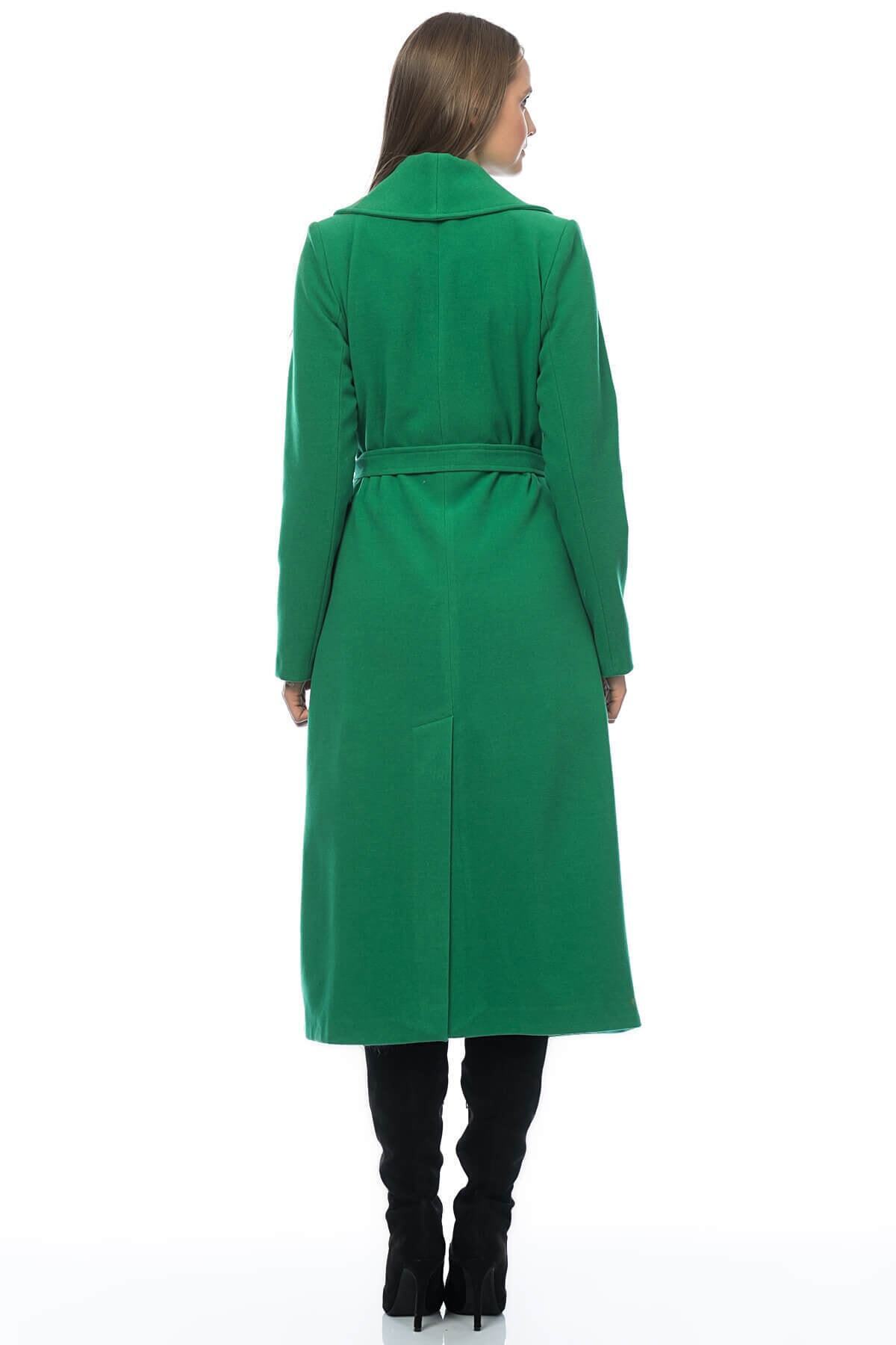 Celia Women's Lined Coat - Grass Green - product image 2