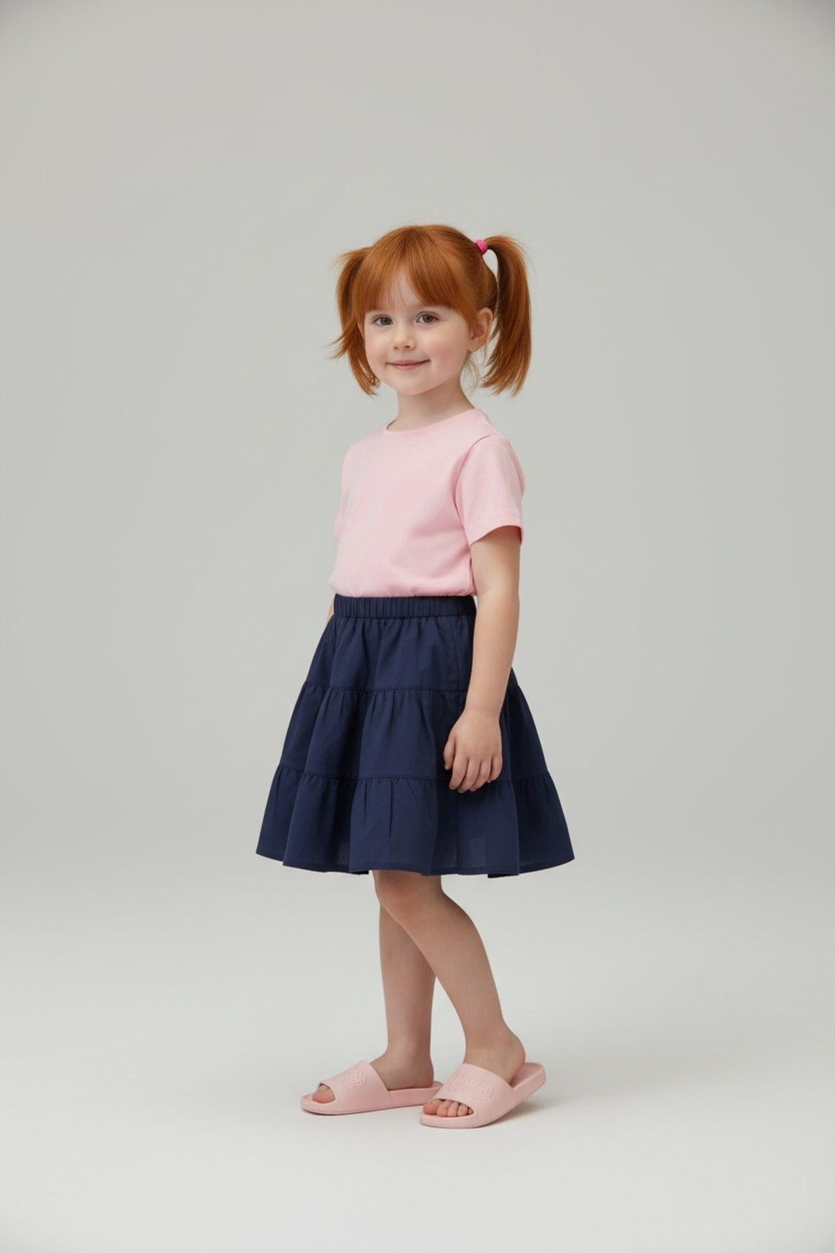 Brynn Girls' Skirt - Navy - product image 3