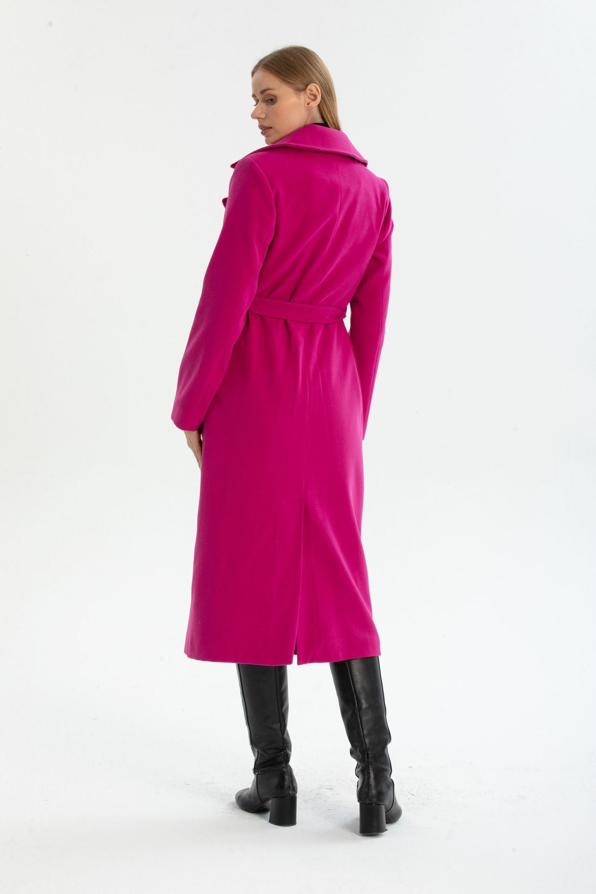 Andrea Women's Lined Coat - Fuchsia - product image 4