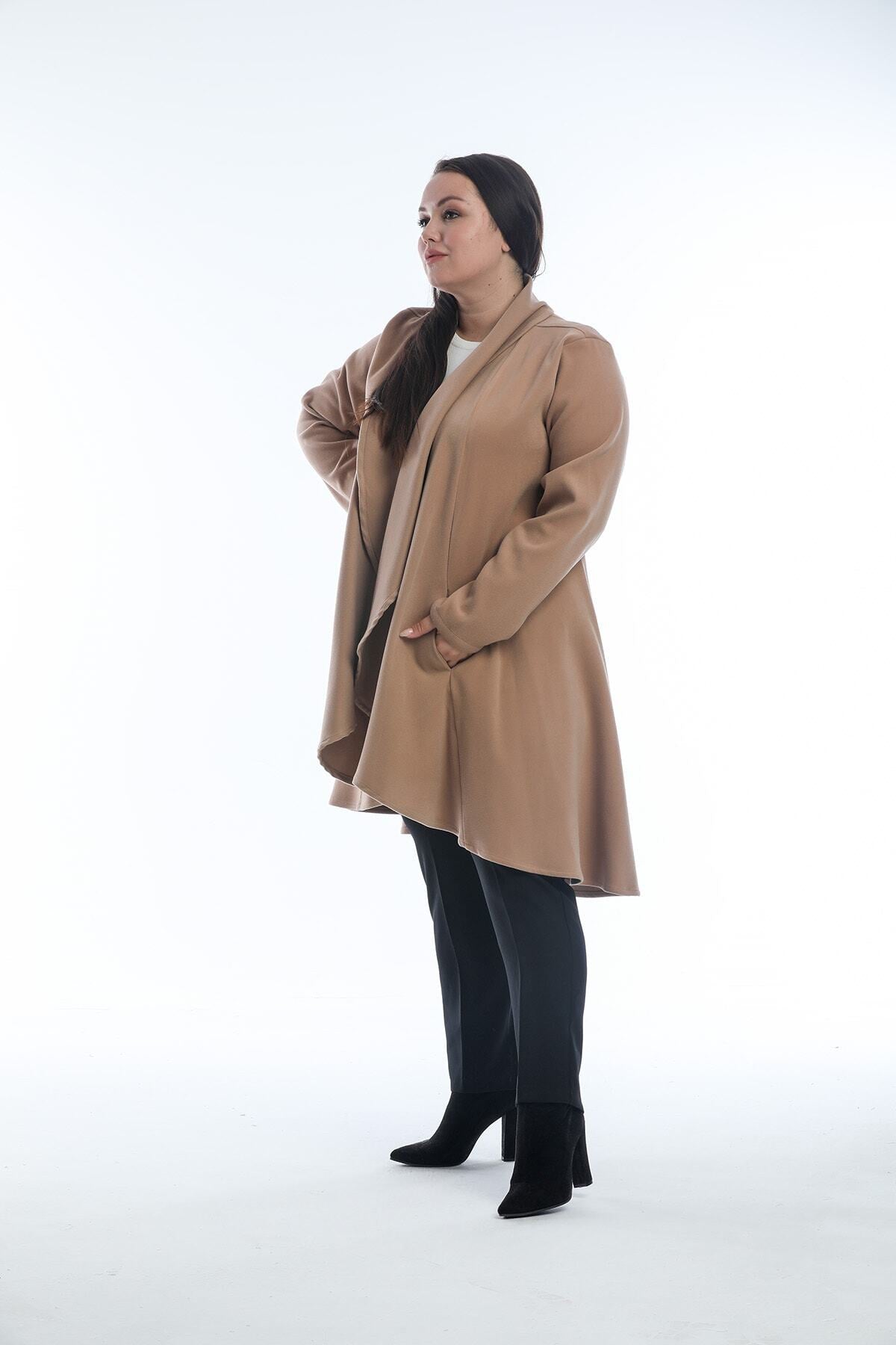 Carlotta Women's Coat - Beige Camel - product image 4