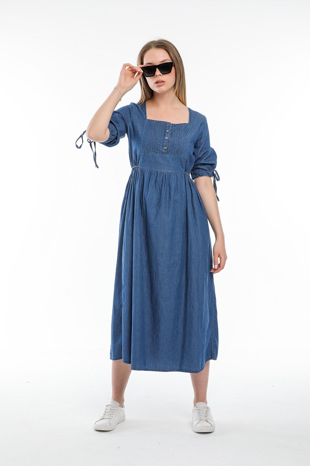 Darla Women's Denim Dress - Navy - product image 1