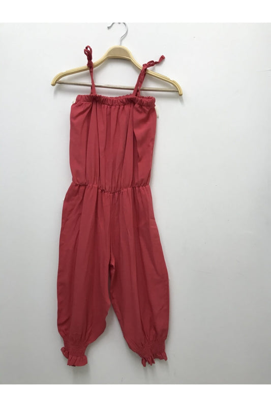 Cherie Girls' Jumpsuit - Coral - product image 1