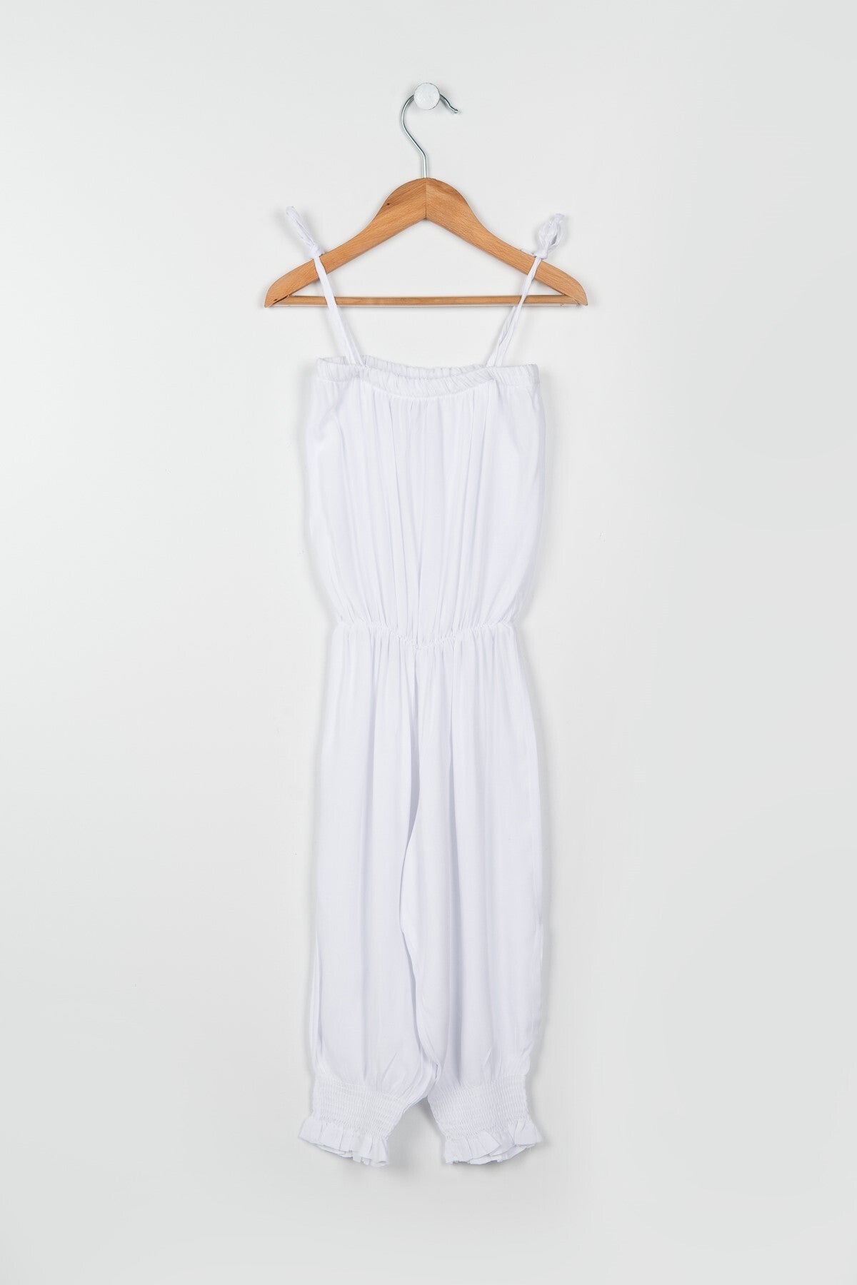 Cherie Girls' Strappy Jumpsuit - White - product image 6