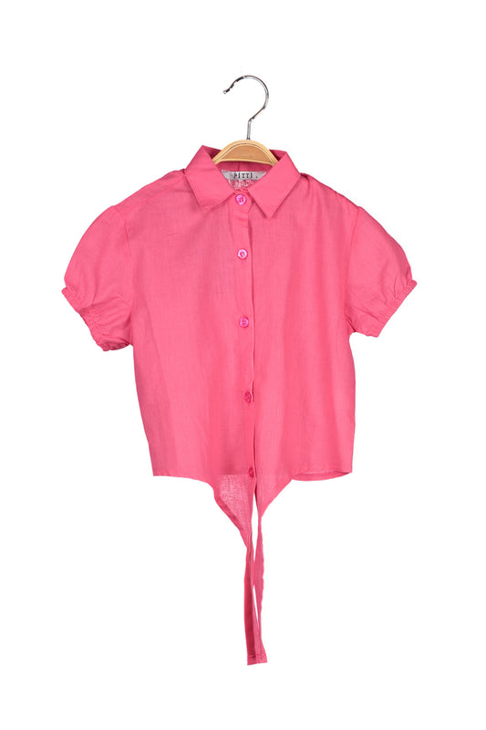 Juniper Girls' Shirt - Fuchsia - product image 1
