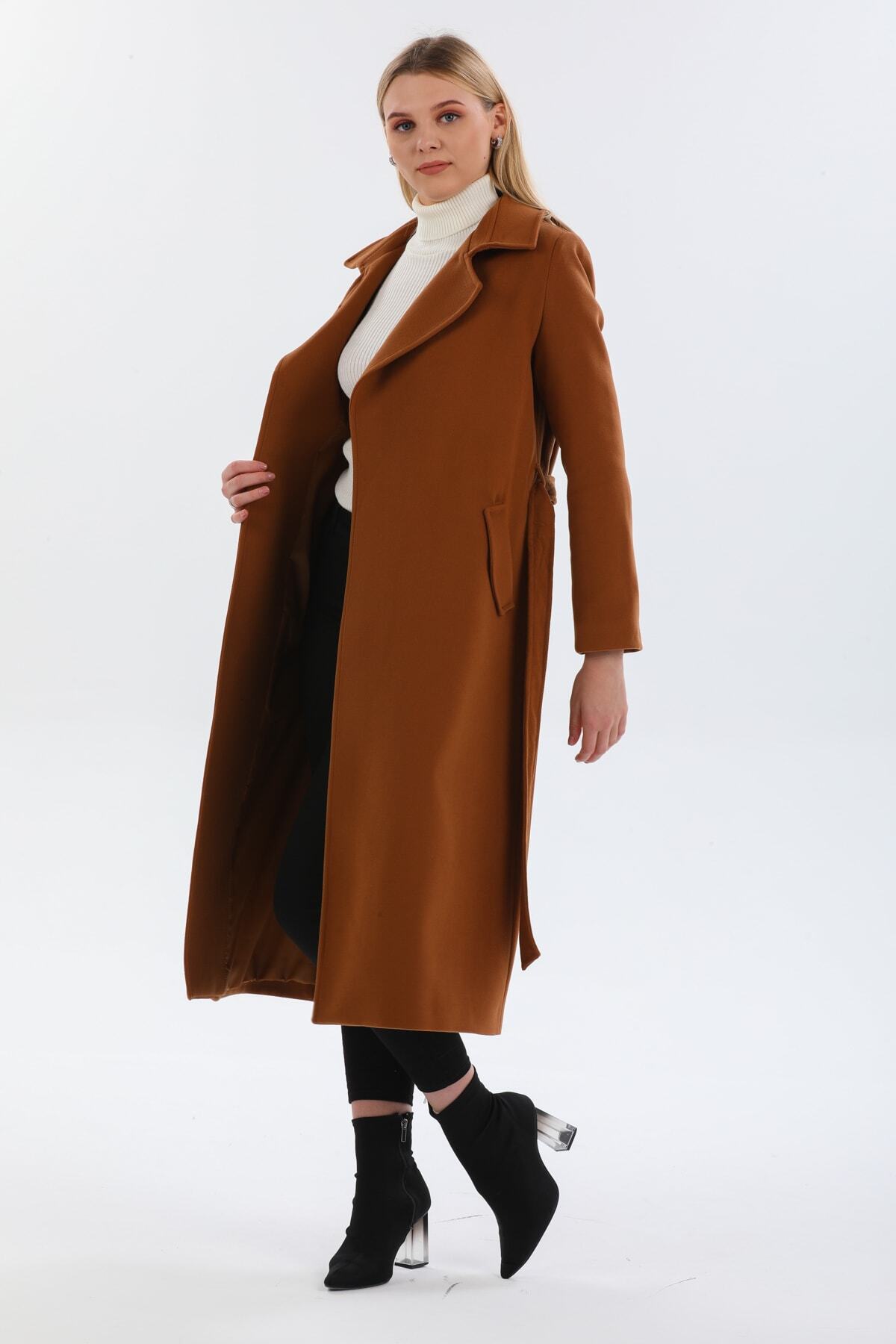 Andrea Women's Lined Coat - Cognac - product image 6