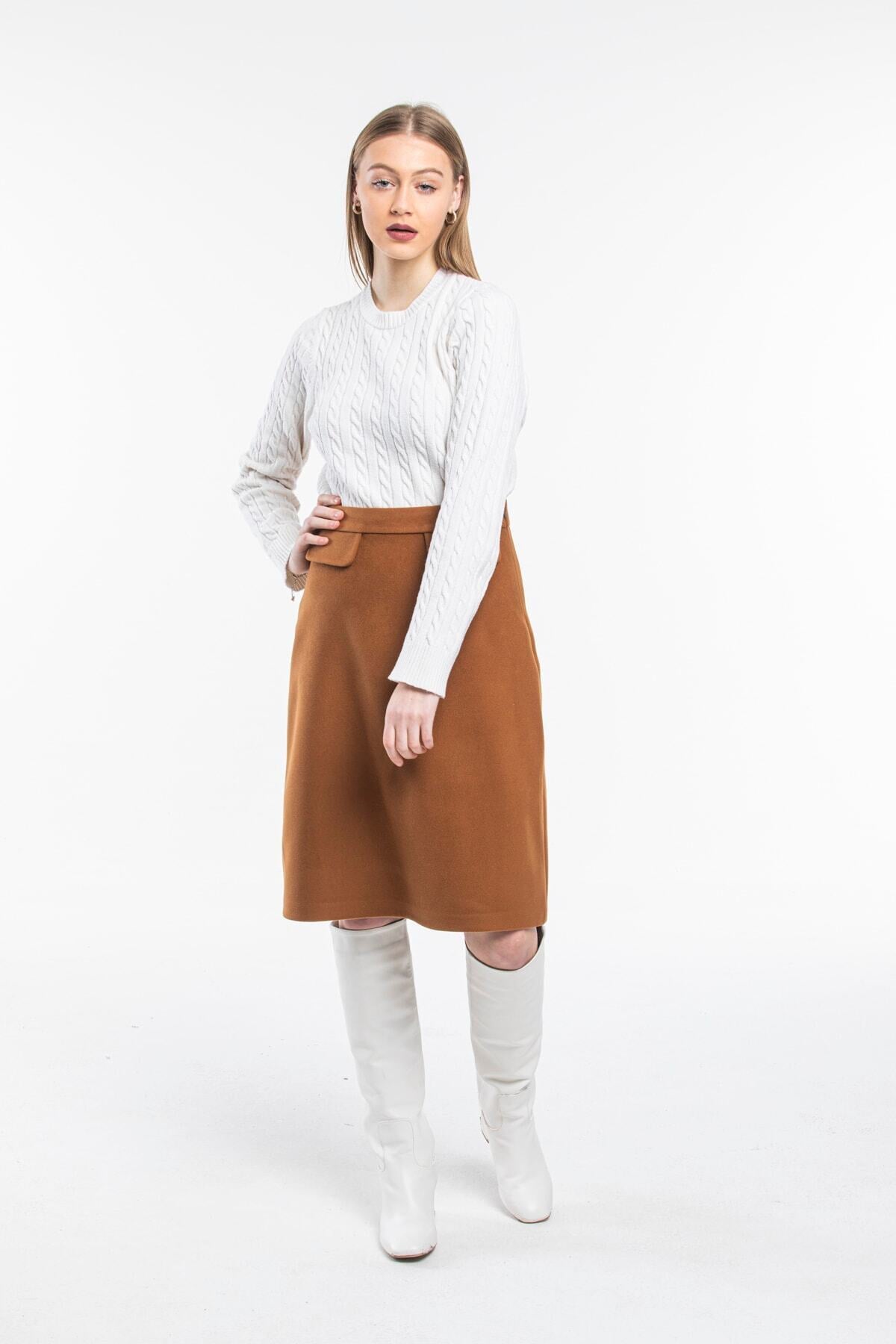 Annika Women's Skirt - Cognac - product image 7