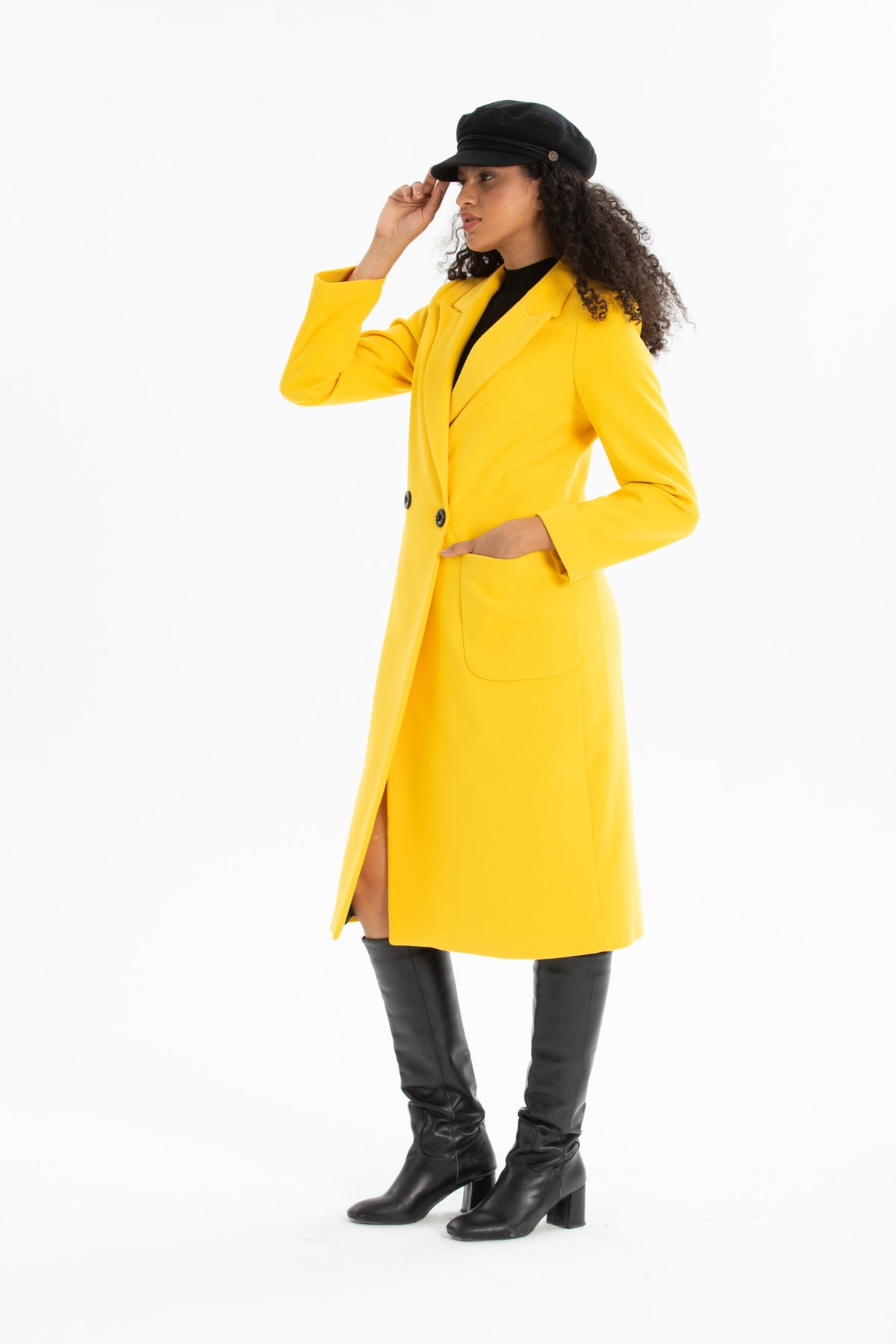 Annalise Women's Coat - Yellow - product image 7
