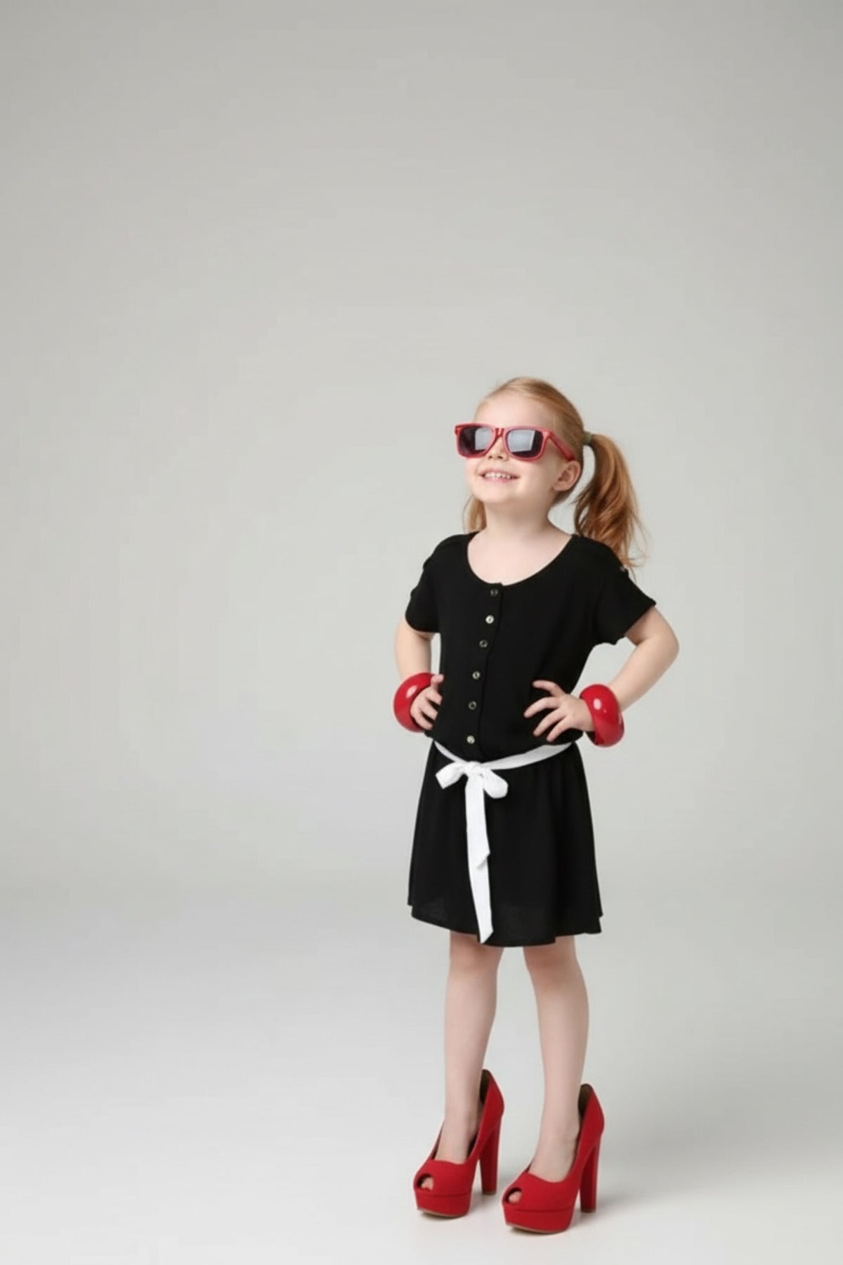 Deirdre Girls' Dress - Black - product image 2