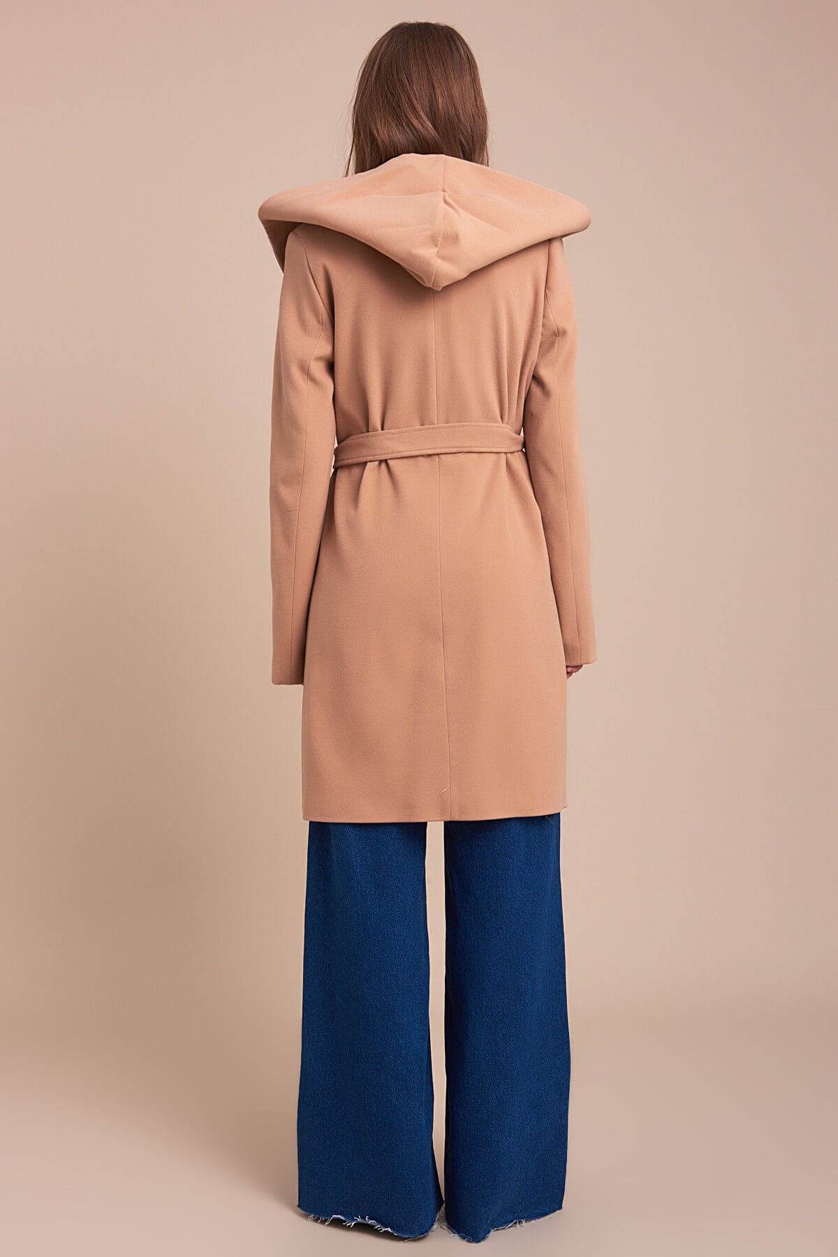 Heather Women's Hooded Coat - Camel - product image 3