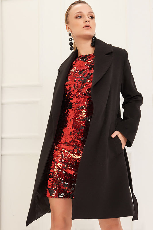 Ilene Women's Short Coat - Black - product image 1