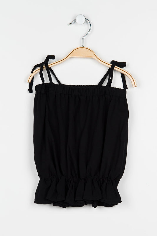 Charity Girls' Blouse - Black - product image 1