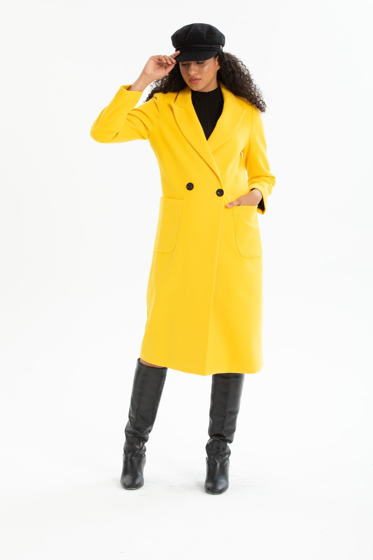 Annalise Women's Coat - Yellow - product image 3