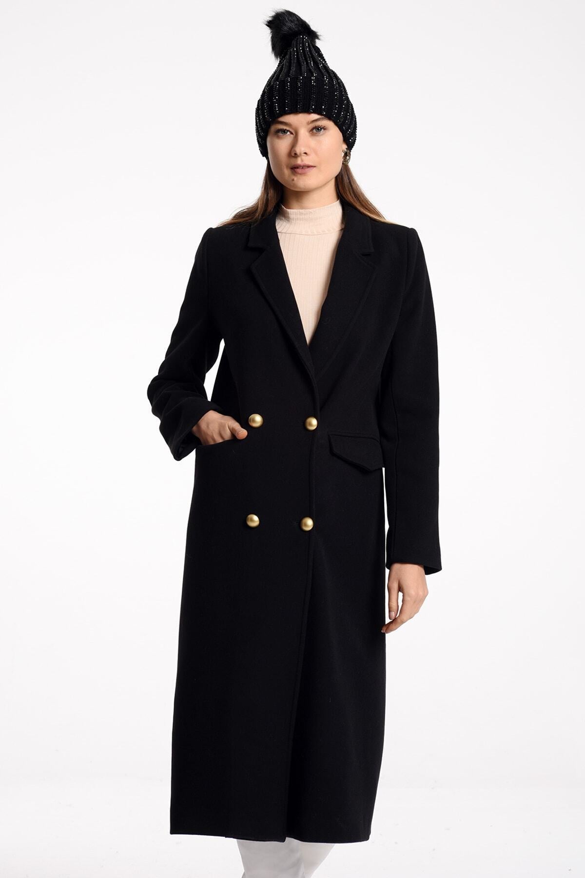 Ariadne Women's Lined Coat - Black - product image 4