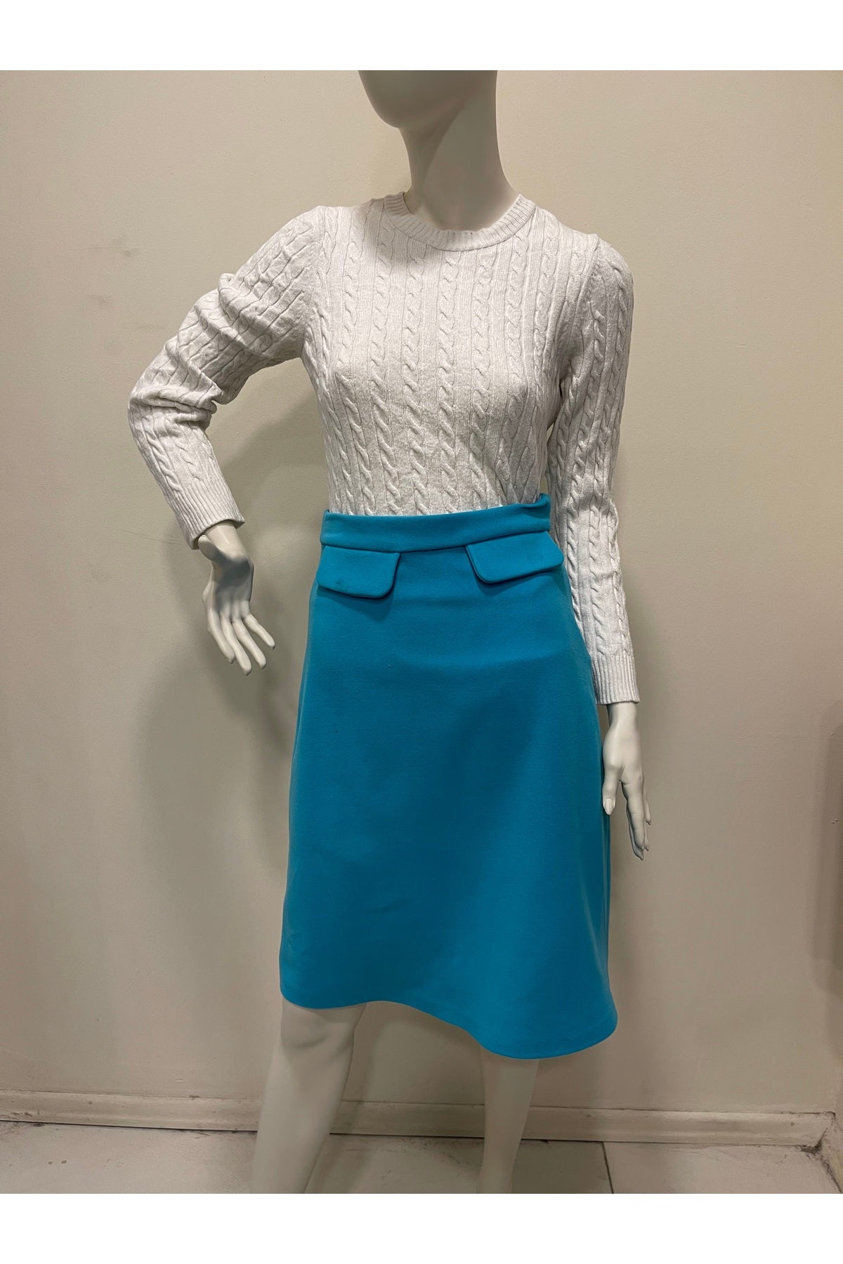 Annika Women's Skirt - Turquoise Blue - product image 2