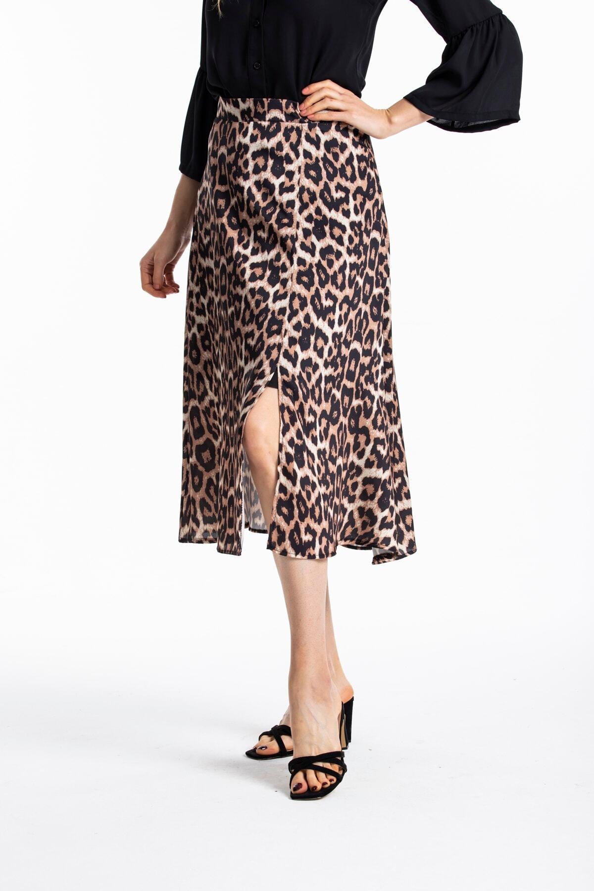 Emmeline Women's Leopard Print Skirt - Leopard Print - product image 8