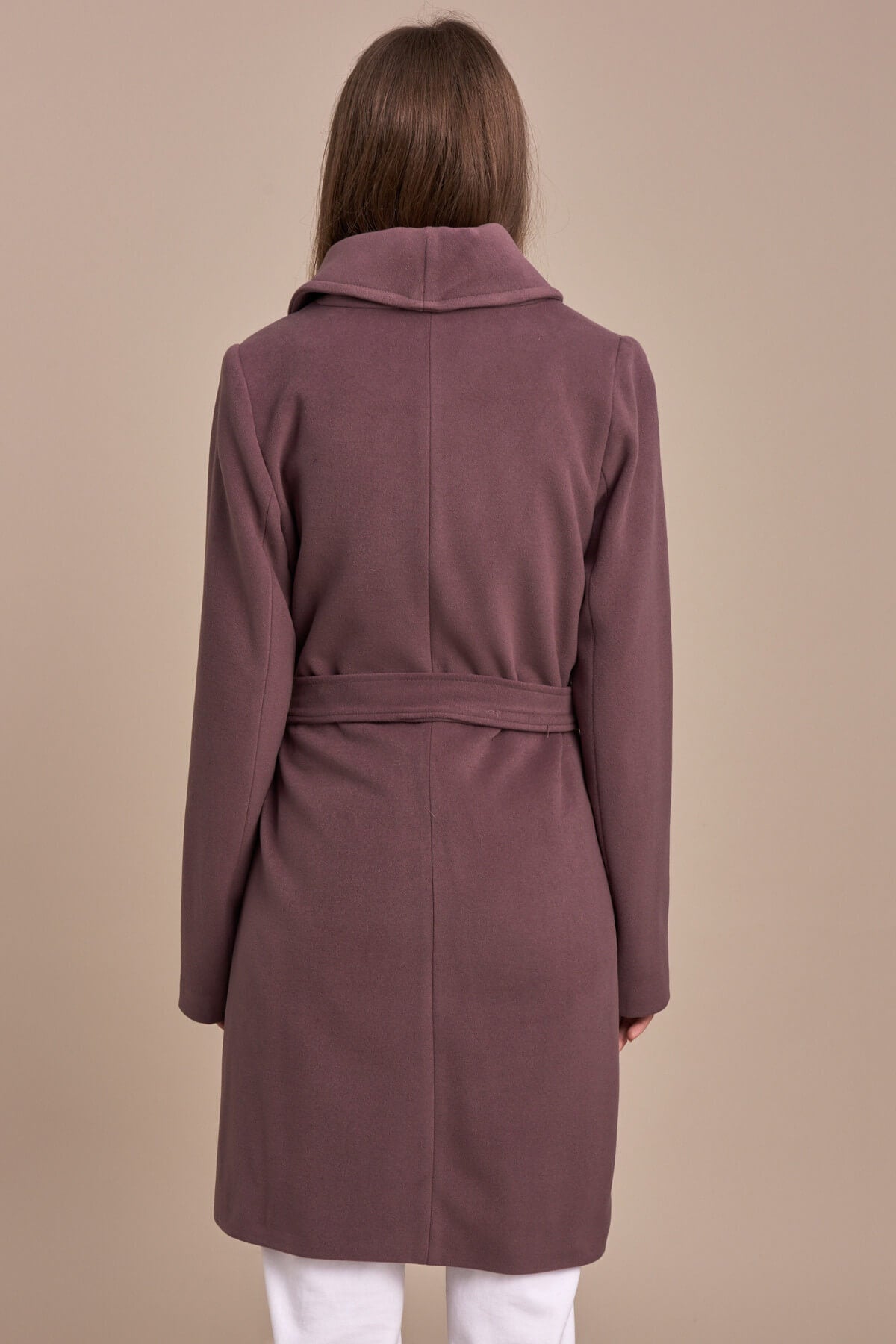 Fern Women's Belted Coat - Light Plum - product image 3