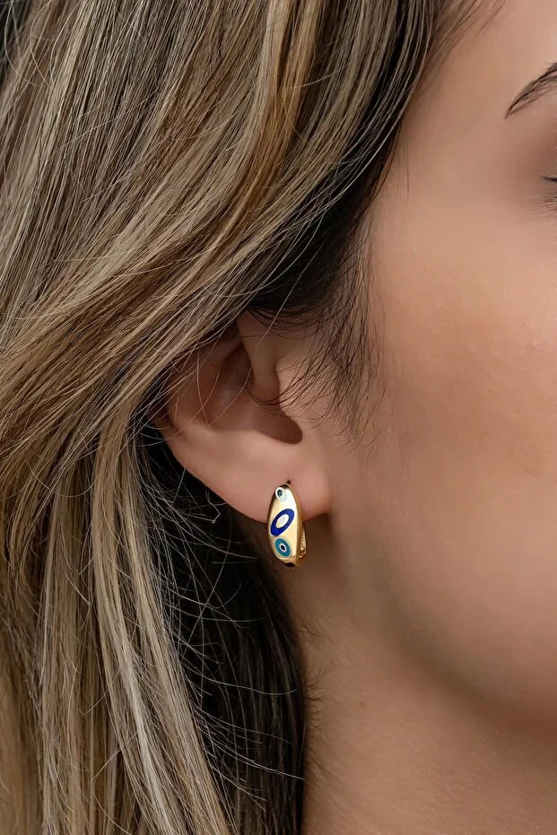 Pendientes con diseño de Ojo Turco