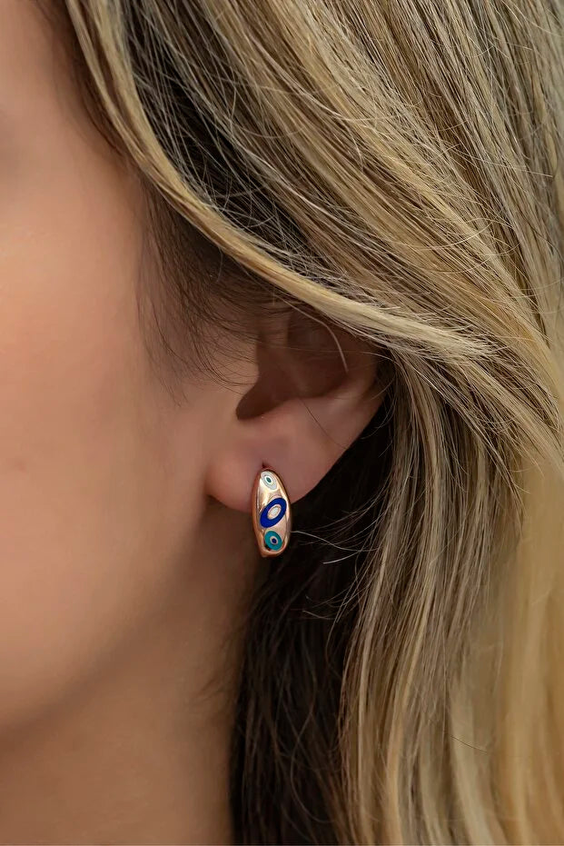 Pendientes con diseño de Ojo Turco